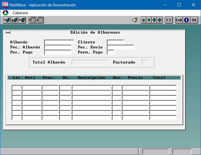 MultiBase, aplicaci&oacute;n de demostraci&oacute;n
